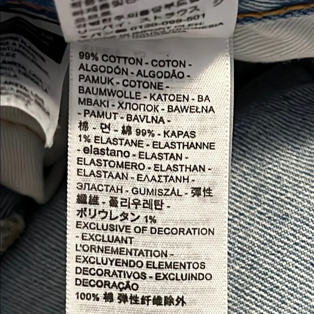 501 ‘93 Levi's 32x30 Distressed Jeans
